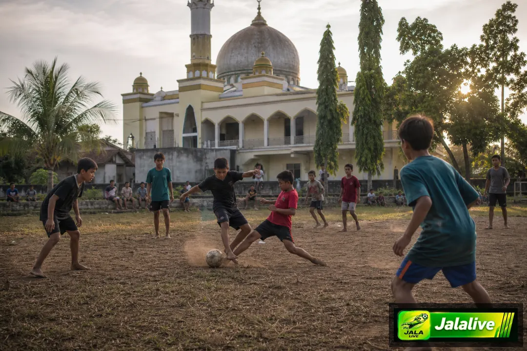 Ilustrasi sepak bola Jalalive